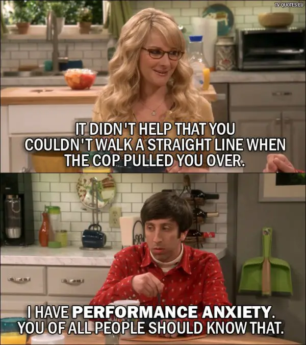 The Big Bang Theory Quote from 10x01 -