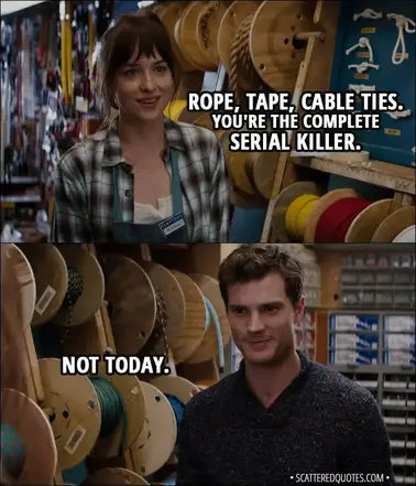 Rope Tape Cable Ties You Re The Complete Serial Killer Scattered Quotes