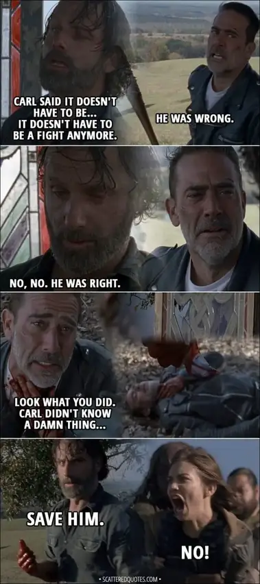 40+ Best 'Negan' Quotes | Scattered Quotes
