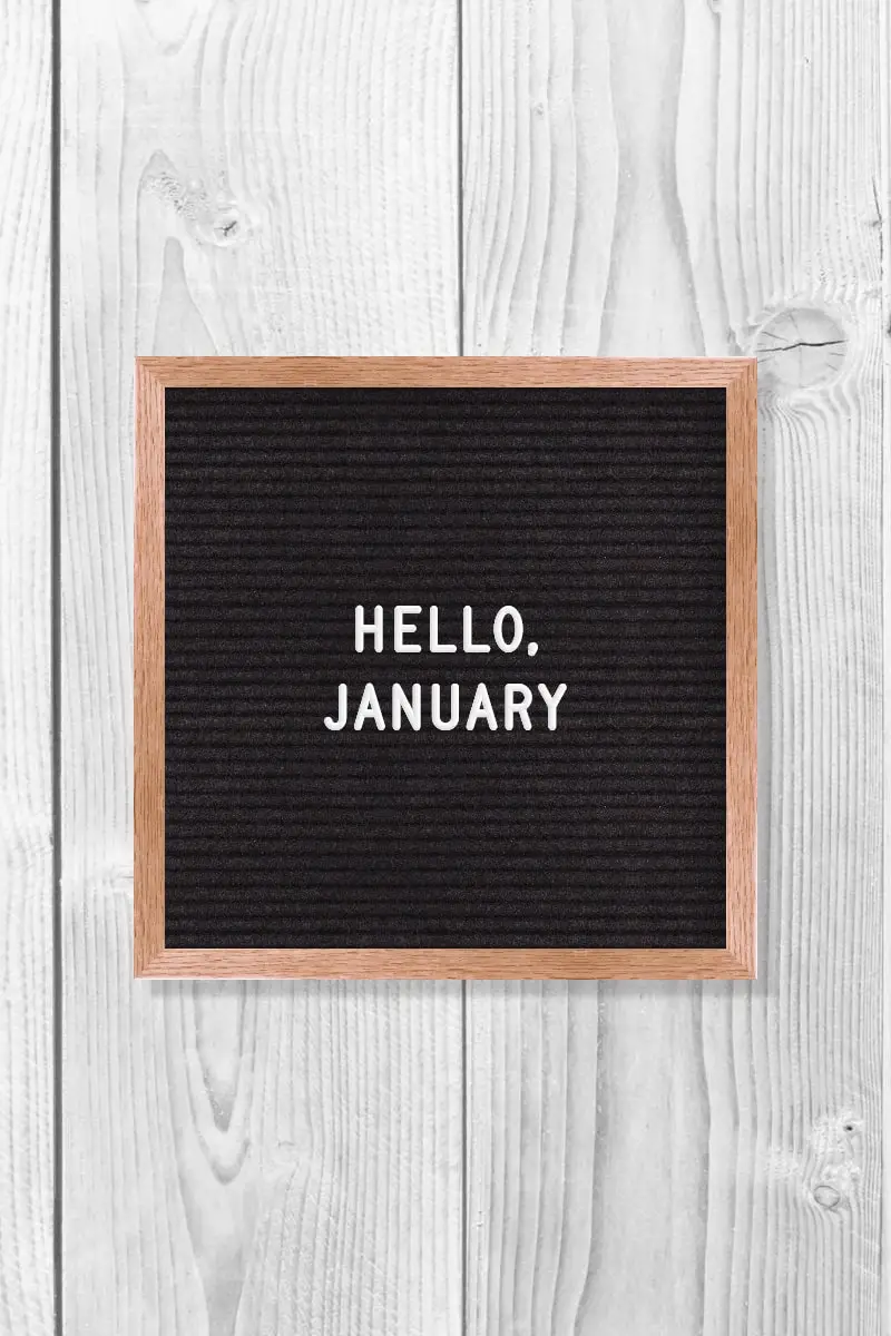 January Quote: Hello, January