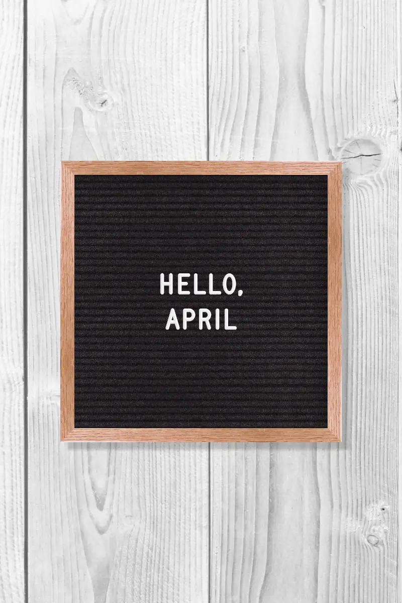 April Quotes – Hello, April.
