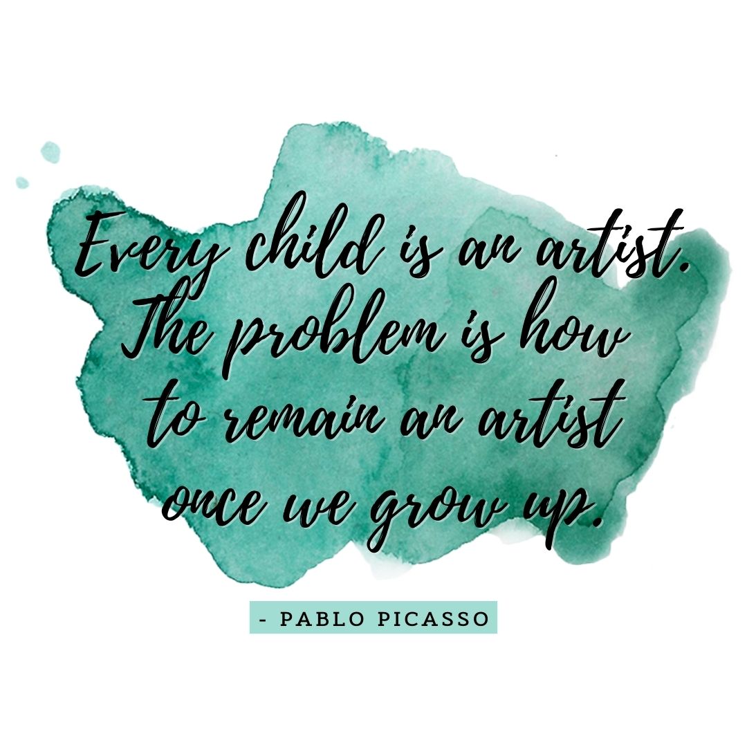 Every child is an artist. The problem is how... | Scattered Quotes