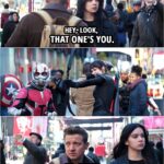 Quote from Hawkeye 1x02 | (There are cosplayers on the street taking pictures with tourists...) Kate Bishop: Hey, look, that one's you. Clint Barton: No. That's Katniss Everdeen. Let's go.