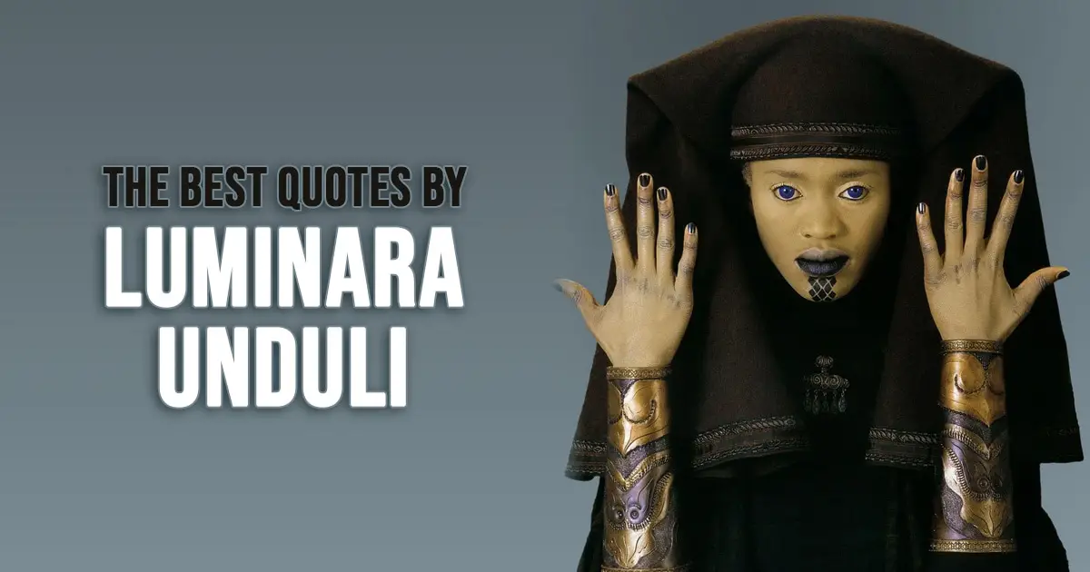 Luminara Unduli Quotes from Star Wars
