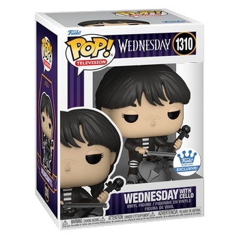 1310 Wednesday with Cello - Wednesday - Funko Pop Television Figure