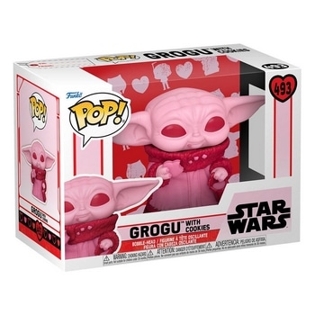 493 Grogu with Cookies - Star Wars Valentines - Star Wars Funko Pop Figure