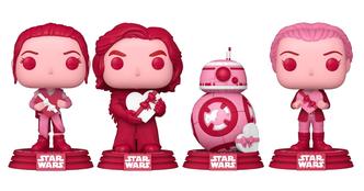 Star Wars Valentines Series 3 Complete Set (4) Funko Pop! - CLARKtoys