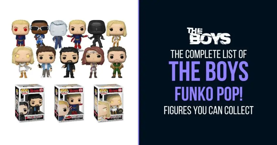 The Boys - The Complete List of Funko Pop Television Figures You Can Collect