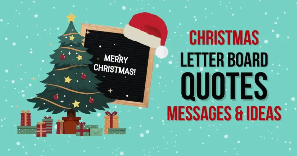 Merry Christmas! Letter Board Quotes, Messages & Ideas Scattered Quotes