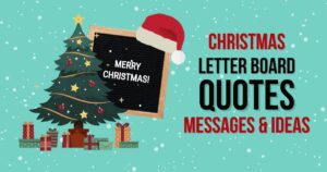 Merry Christmas! Letter Board Quotes, Messages & Ideas | Scattered Quotes