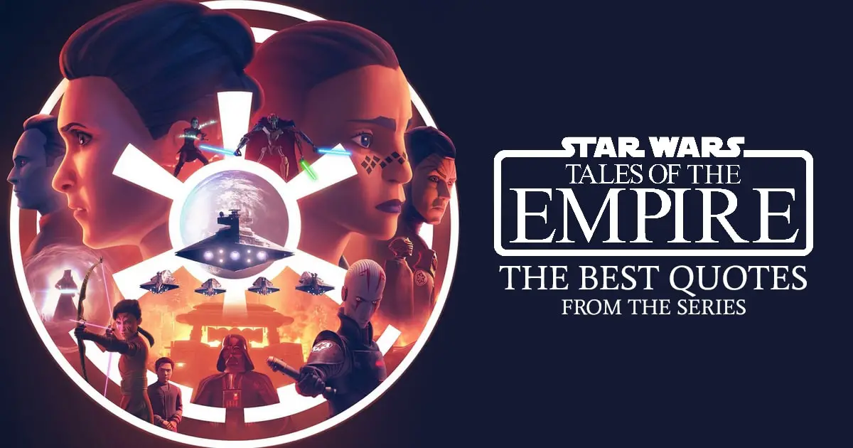 Star Wars Tales of the Empire Quotes - The best quotes from the series Tales of the Empire