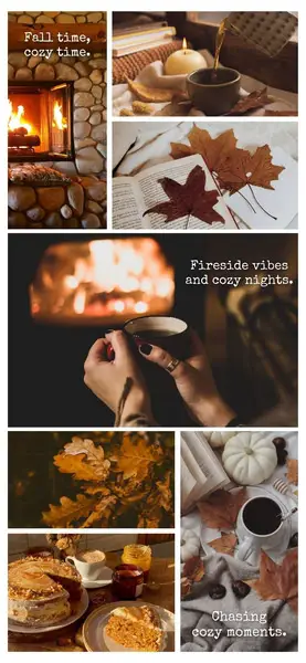 Fall Wallpaper Quotes 3 - Cozy Moments - small version