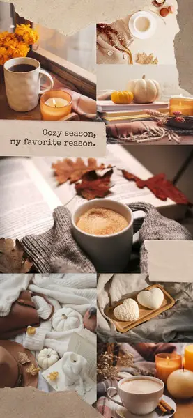 Fall Wallpaper Quotes 4 - Cozy Moments - small version