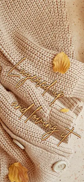 Fall Wallpaper Quotes 5 - Cozy Moments - small version