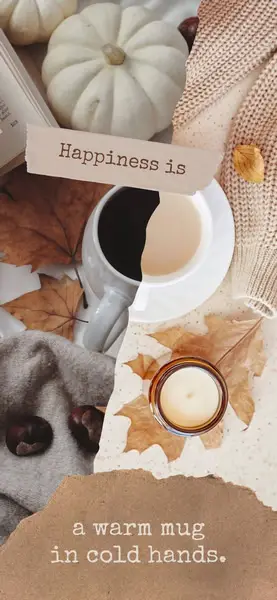 Fall Wallpaper Quotes 6 - Cozy Moments - small version